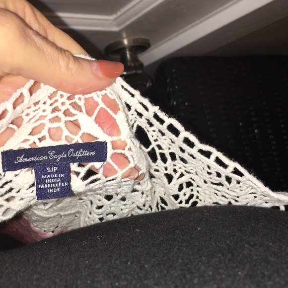 VINTAGE COTTON CROCHETED TOP NEW $30 NOW $15 - Picture 3 of 5